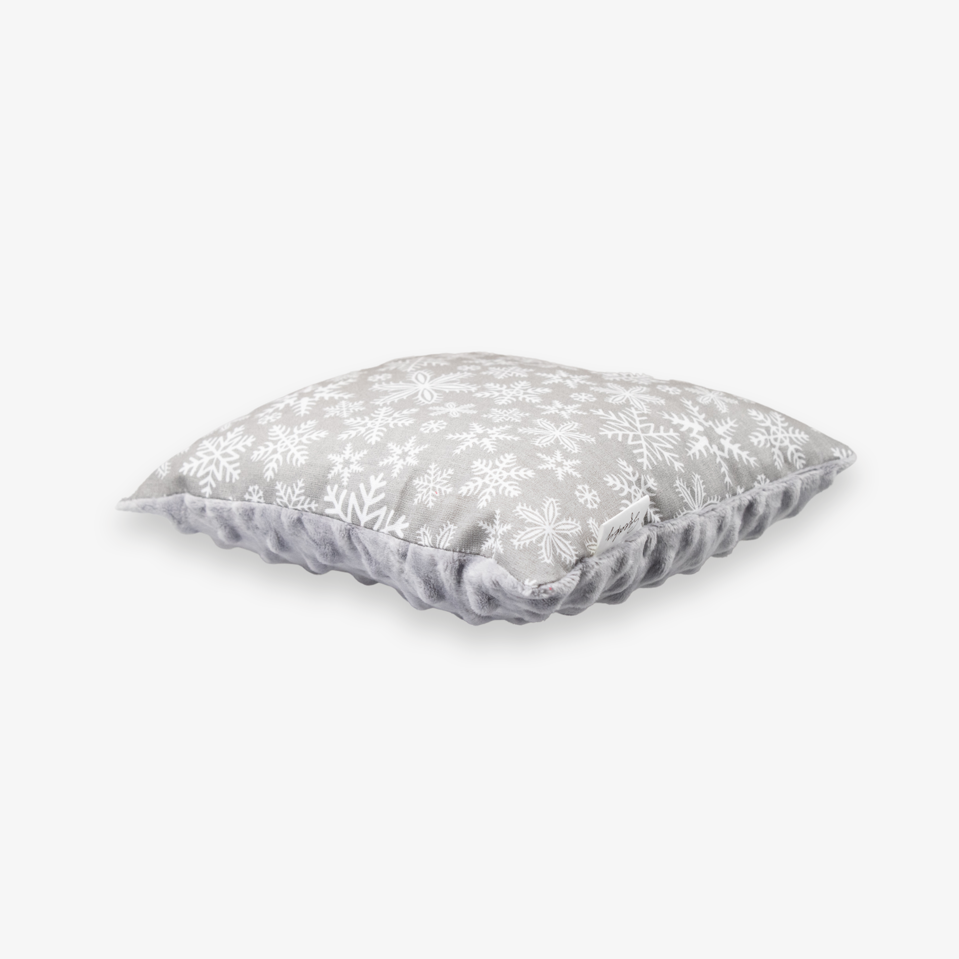 Poduszeczka do legowiska - Christmas - grey/grey snowflakes